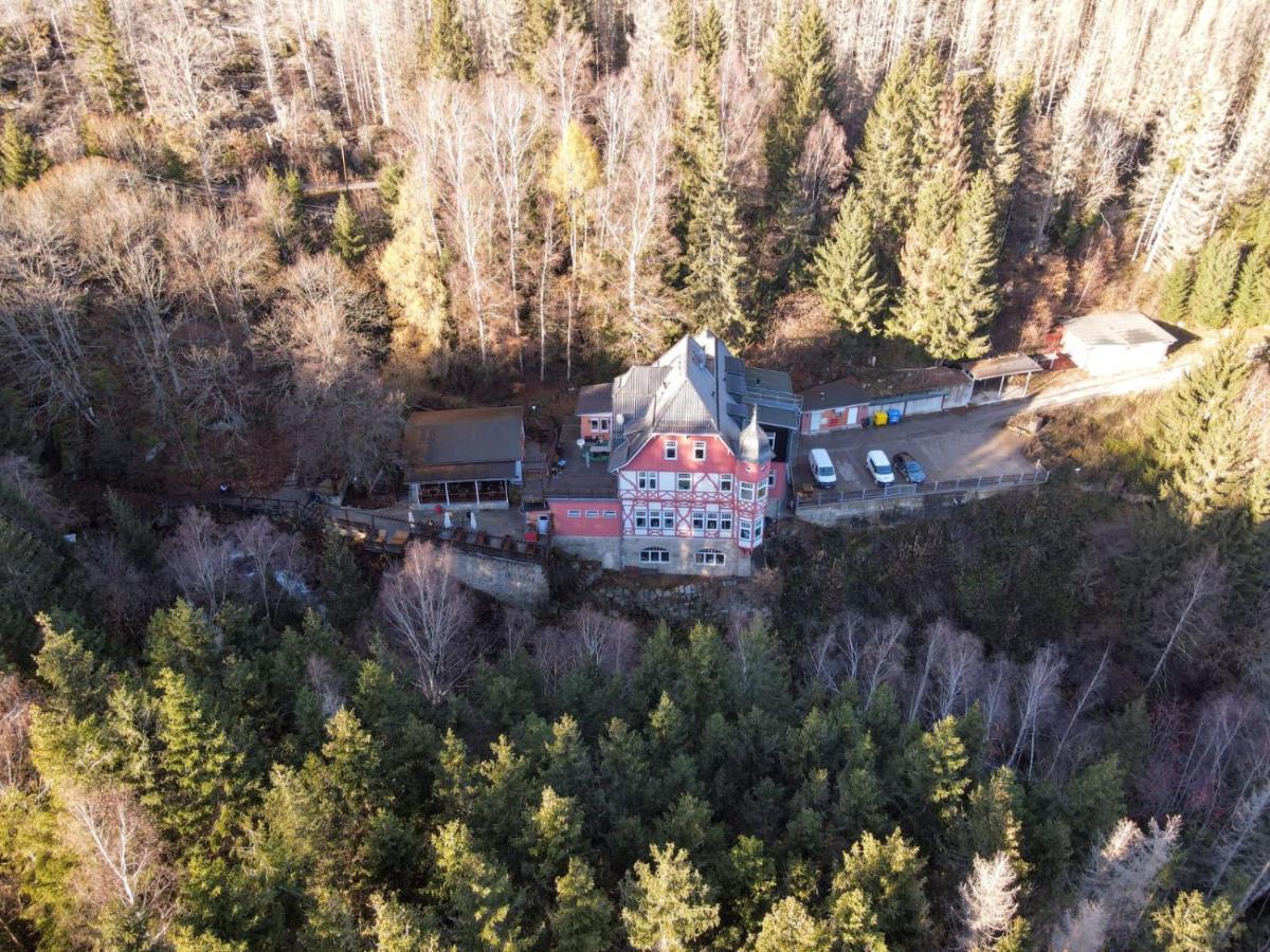 Waldgasthaus & Berghotel Steinerne Renne แวร์นิกโกโรเดอ ภายนอก รูปภาพ