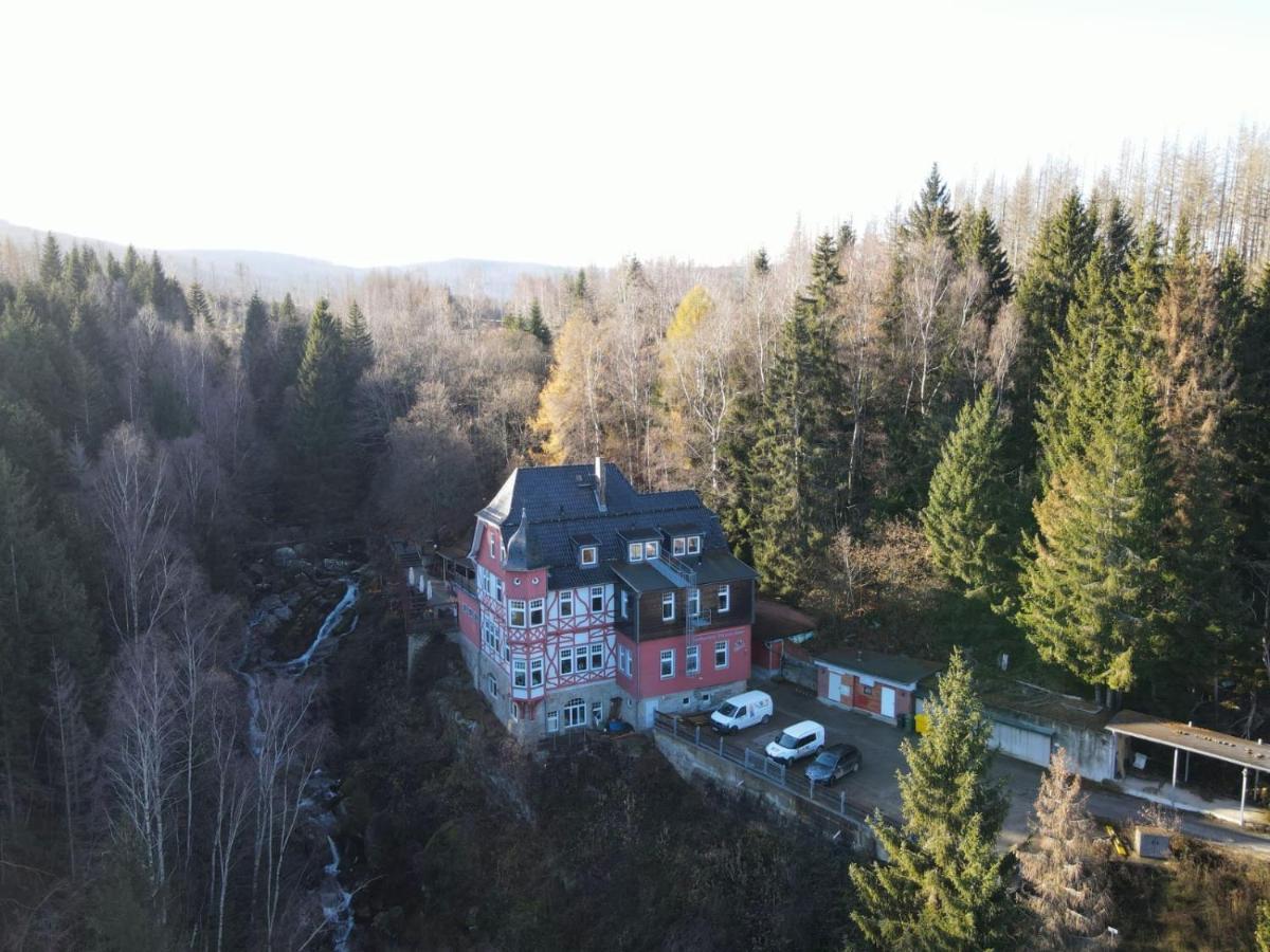 Waldgasthaus & Berghotel Steinerne Renne แวร์นิกโกโรเดอ ภายนอก รูปภาพ