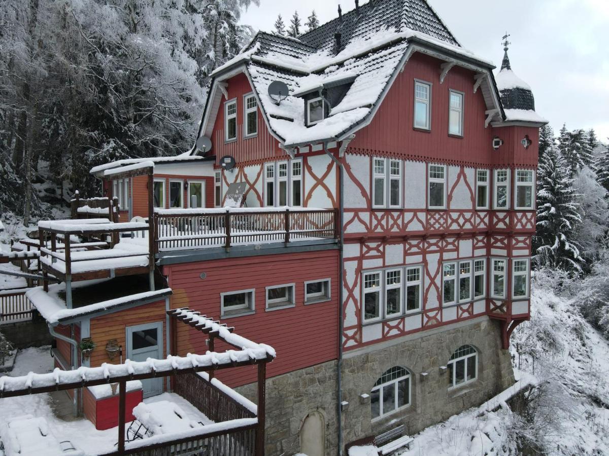 Waldgasthaus & Berghotel Steinerne Renne แวร์นิกโกโรเดอ ภายนอก รูปภาพ
